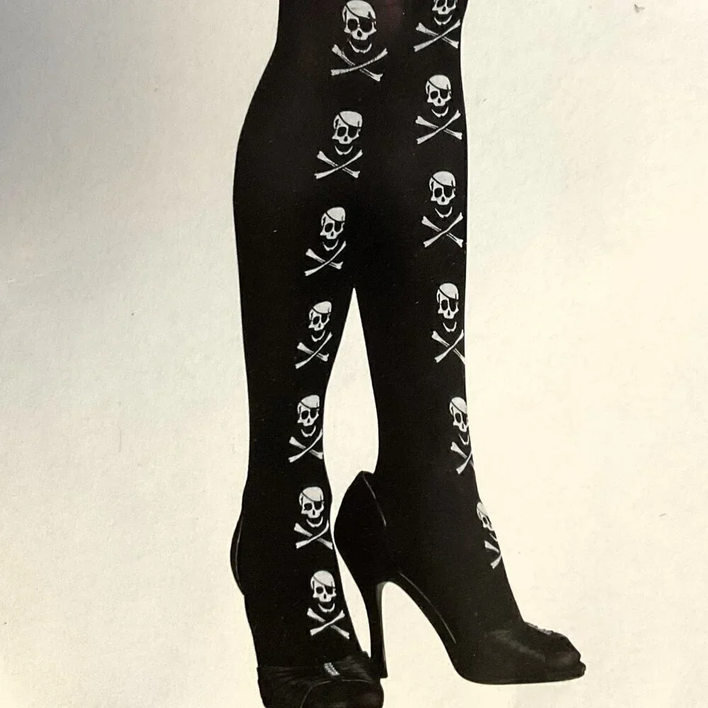 NEW SKULL GOTH COSPLAY TIGHTS